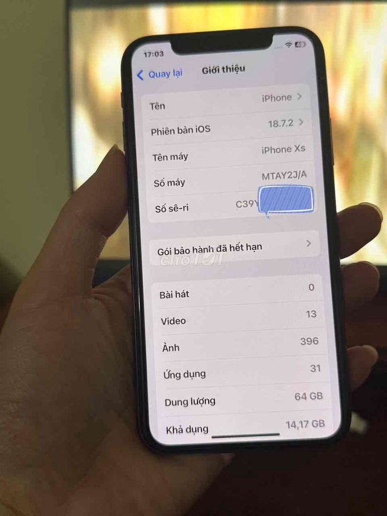 Apple iPhone Xs 64GB Vàng. Mua bán Điện thoại tại Huyện Thường Tín Hà Nội được đăng bởi Go Tiem hình 1
