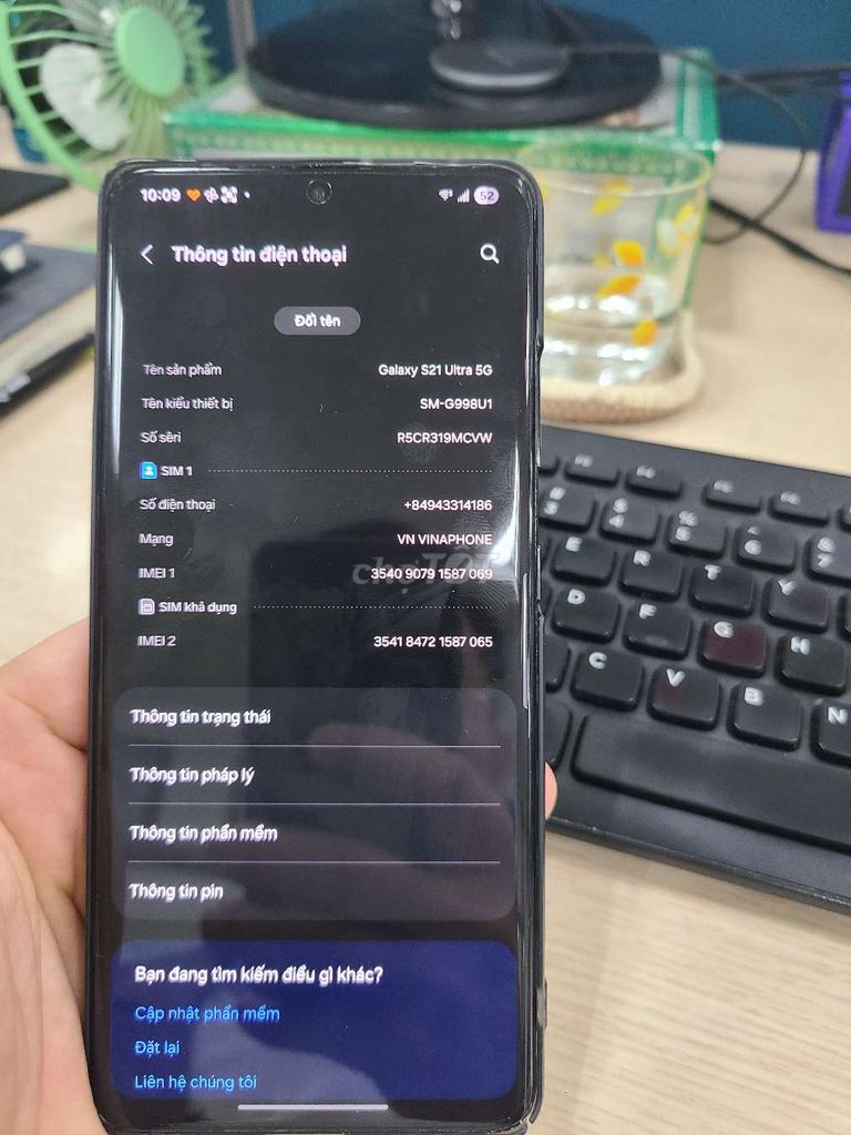 Samsung S21 Ultra 12/256. Mua bán Điện thoại tại Huyện Yên Lạc Vĩnh Phúc được đăng bởi Tùng Lâm hình 1