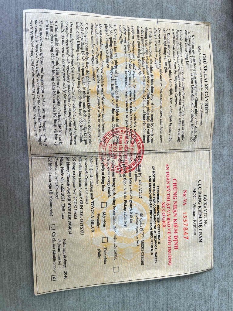 HT GÓP Đậu💯Hilux AT 4x2 9chủ Xe Đẹp Ít Đi K Lỗi🚘. Mua bán Ô tô tại Quận Tân Bình Tp Hồ Chí Minh được đăng bởi CươngCương hình 20