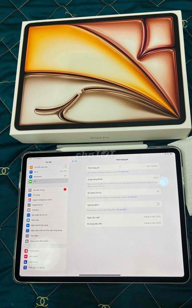 Apple iPad Air 13 M3 256GB Wifi Mới. Mua bán Máy tính bảng tại Quận Cái Răng Cần Thơ được đăng bởi le Yen hình 1