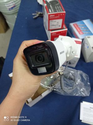 Trọn bộ 4 camera Hikvision 2mp có màu kèm mic nét