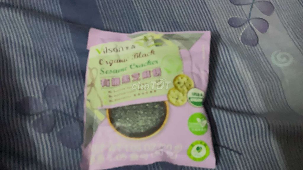 Bánh quy Vilsan mè đen hữu cơ. Mua bán Đồ ăn, thực phẩm và các loại khác tại Quận 5 Tp Hồ Chí Minh được đăng bởi Nguyễn hán Tài hình 1
