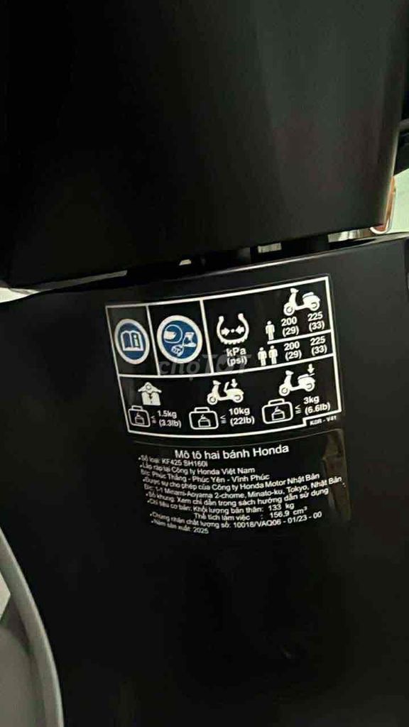 Honda SH 160 ABS 2025. Mua bán Xe máy tại Thành phố Thủ Dầu Một Bình Dương được đăng bởi Mr Tâm hình 4