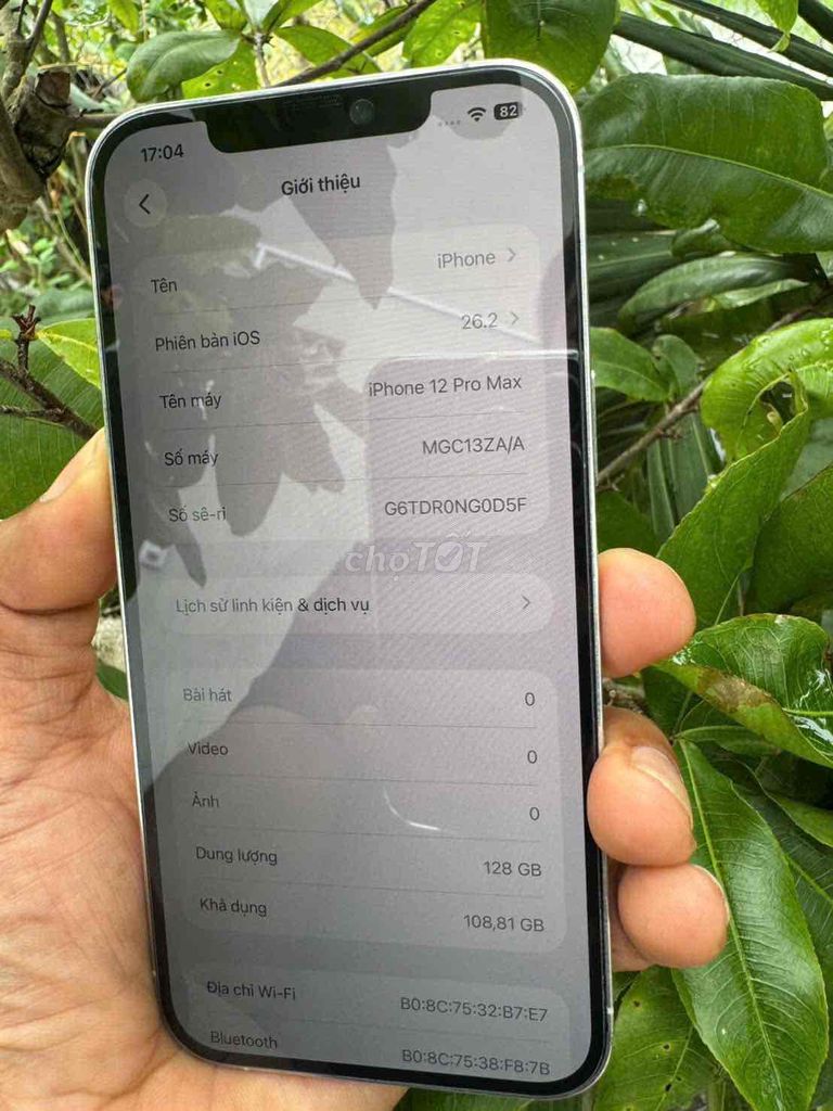 iPhone 12 Pro Max 128GB Bạc bản ZA 2s. Mua bán Điện thoại tại Quận Bình Tân Tp Hồ Chí Minh được đăng bởi L T S hình 1