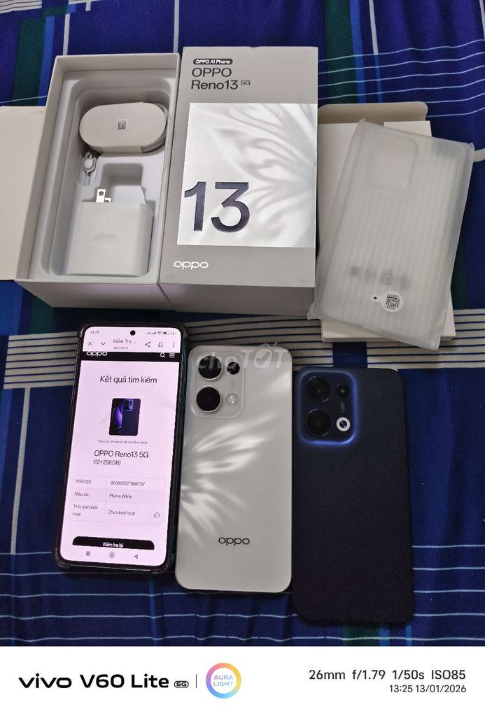 Oppo Reno 13 5G 256GB Trắng. Mua bán Điện thoại tại Quận 1 Tp Hồ Chí Minh được đăng bởi Toàn thắng sĩ mobi hình 1