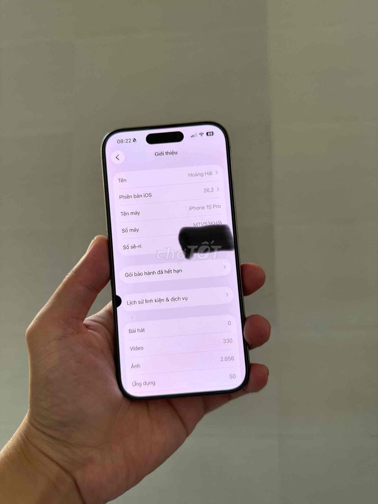 iPhone 15 Pro 256GB Titan tự nhiên. Mua bán Điện thoại tại Thành phố Huế Thừa Thiên Huế được đăng bởi Lê Bảo hình 1