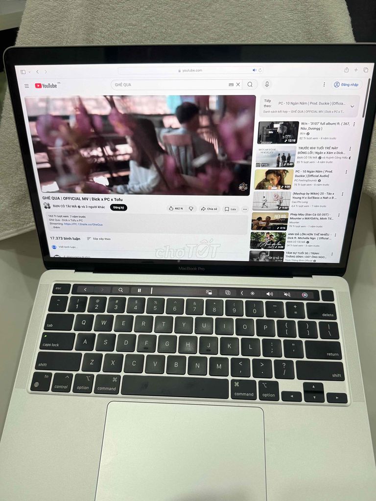 MacBook Pro M1 16GB/256GB Silver sạc ít. Mua bán Laptop tại Quận Thanh Khê Đà Nẵng được đăng bởi Pong hình 1