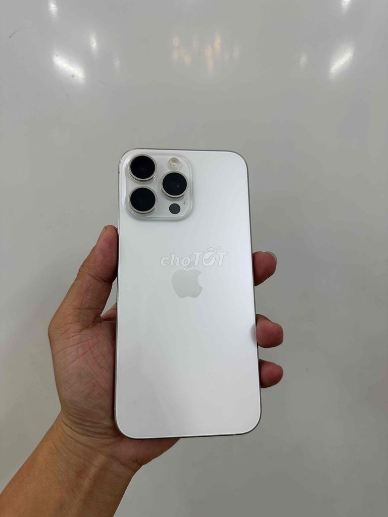 Apple iPhone 15 Pro Max 256GB Trắng. Mua bán Điện thoại tại Quận Thanh Khê Đà Nẵng được đăng bởi Chánh Nguyễn hình 1