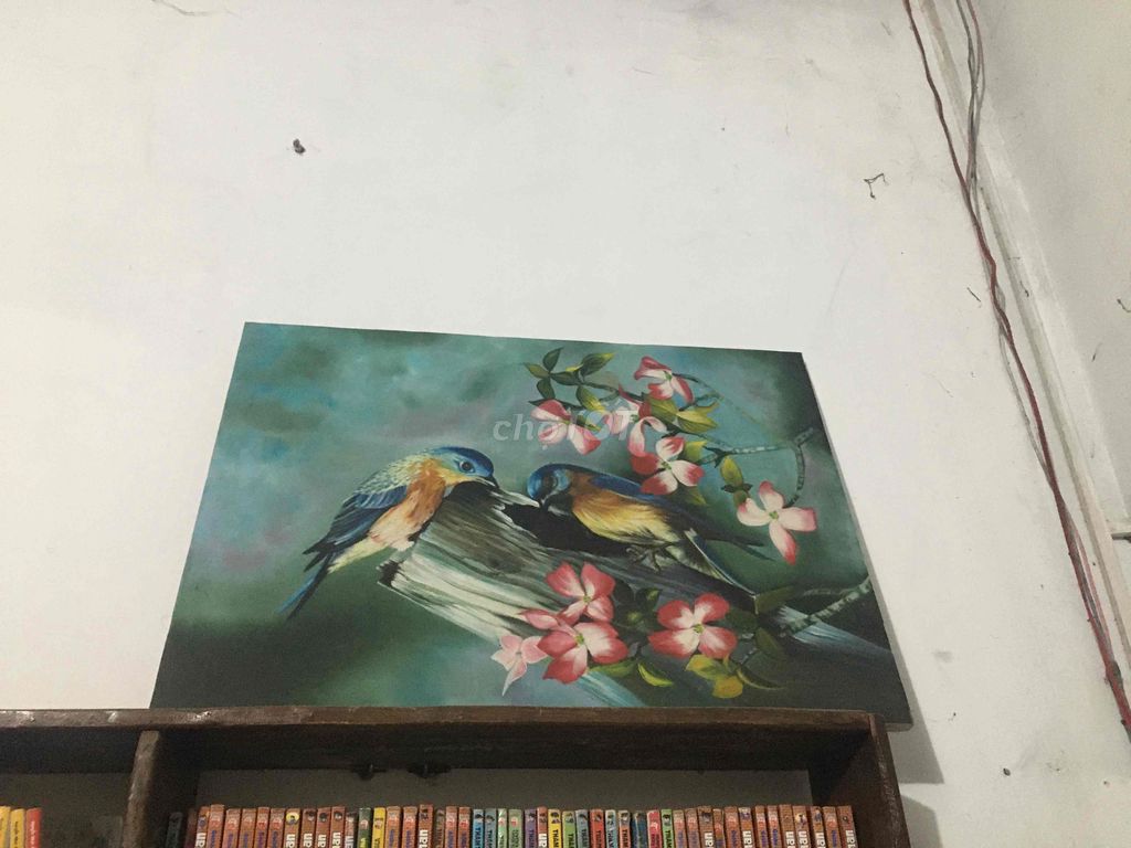 2 bức tranh xưa decor