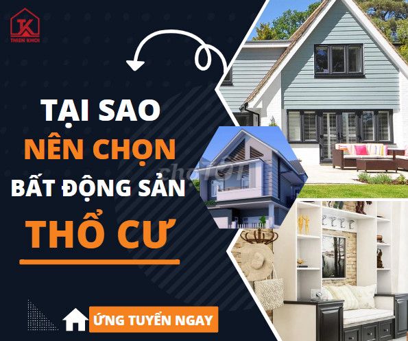 Tuyển 100 CVKD bất động sản thổ cư khu vực Hà Nội