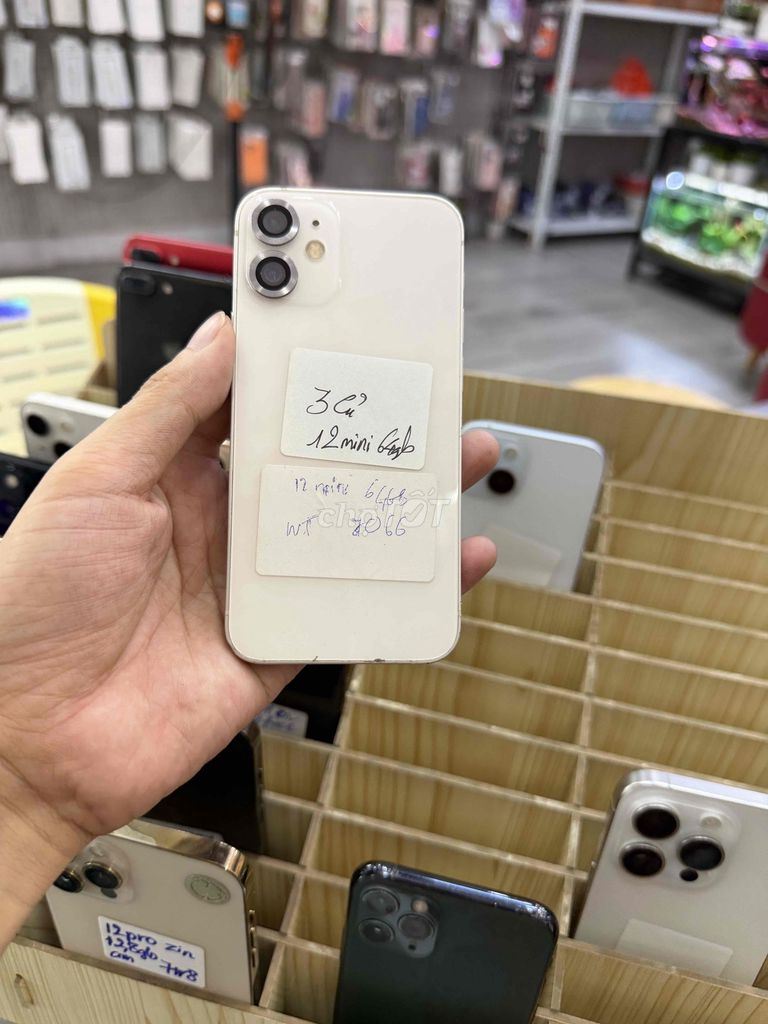 Apple iPhone 12 mini 64gb  Trắng Đã qua sử dụng. Mua bán Điện thoại tại Quận Hải Châu Đà Nẵng được đăng bởi Hoàng Táo 273 Nguyễn Hoàng hình 1