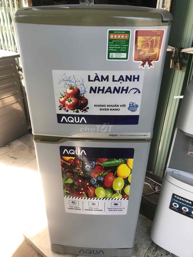 Tủ lạnh Aqua Sanyo 120 lít Xám. Mua bán Tủ lạnh tại Quận Ngũ Hành Sơn Đà Nẵng được đăng bởi Hoà hình 1