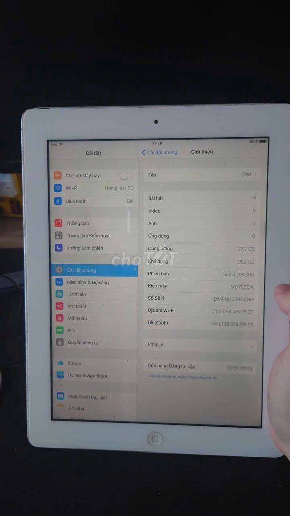 Cần pass lại ipad 3 32gb. Mua bán Máy tính bảng tại Quận 10 Tp Hồ Chí Minh được đăng bởi Anh Thu hình 1