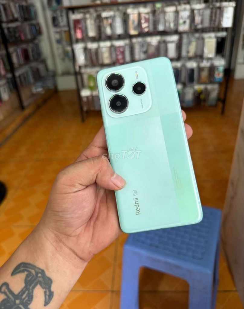 Xiaomi Redmi Note 14 5G 256GB Xanh ngọc. Mua bán Điện thoại tại Huyện Củ Chi Tp Hồ Chí Minh được đăng bởi đen hình 1