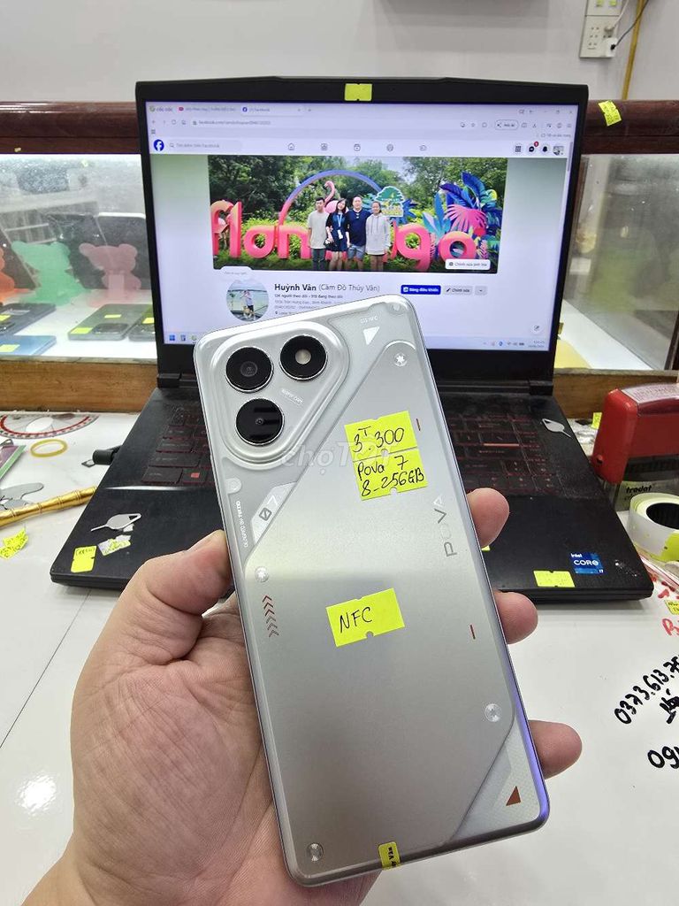 Tecno Pova 7 8GB/256GB Bạc Like New. Mua bán Điện thoại tại Thành phố Long Xuyên An Giang được đăng bởi Facebook Cầm Đồ Thúy Vân hình 1