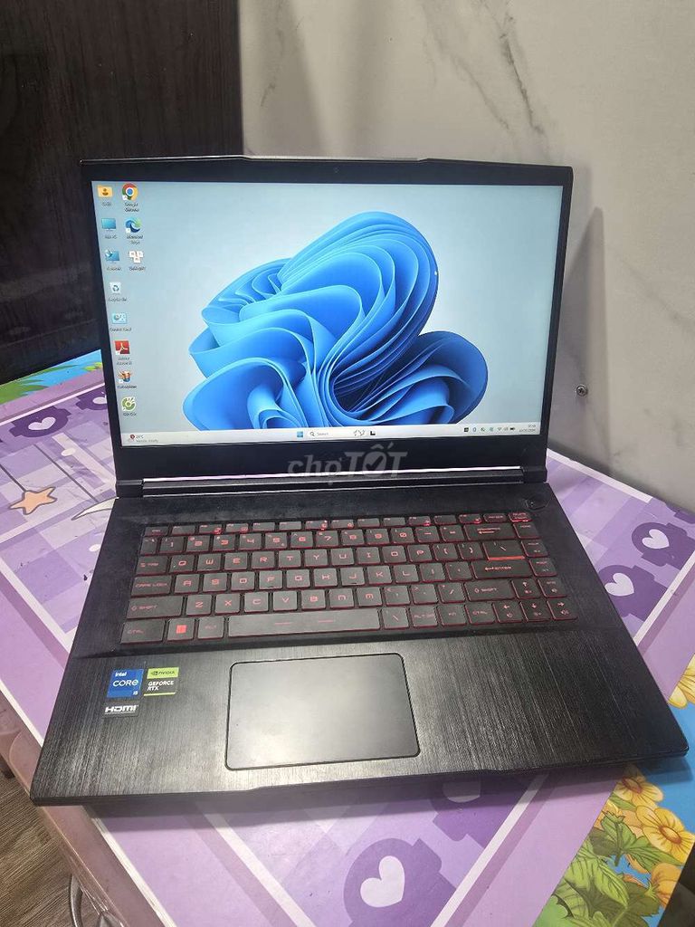 MSI GF63 12VE i5-1245H/16G/512G/RTX 4050/144Hz. Mua bán Laptop tại Quận 12 Tp Hồ Chí Minh được đăng bởi Cầm Đồ Thanh Lý hình 1