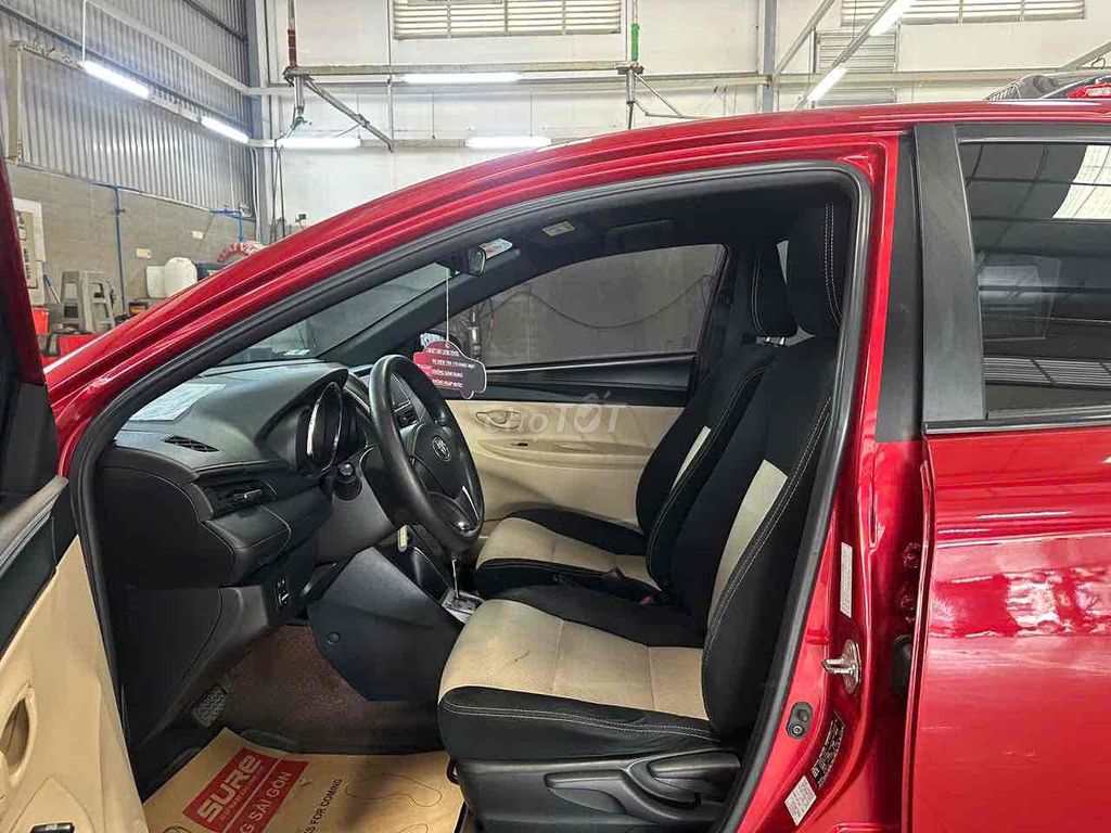 Toyota Yaris màu đỏ 2016 máy 1.5E nhập thái xe zin. Mua bán Ô tô tại Quận Phú Nhuận Tp Hồ Chí Minh được đăng bởi Đại lý chính hãng xe qua sử dụng Toyota Sài Gòn hình 4