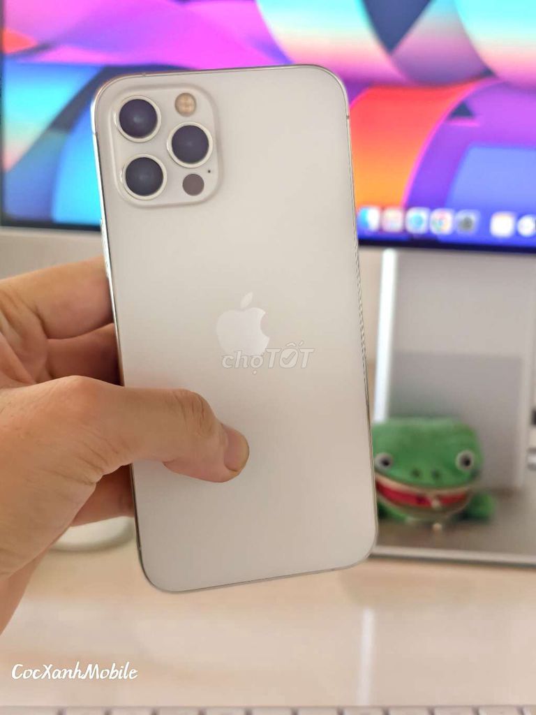 Apple iPhone 12 Pro 128GB Trắng Zin nguyên áp. Mua bán Điện thoại tại Quận Liên Chiểu Đà Nẵng được đăng bởi Minh Hiệp CócXanhMobile hình 1
