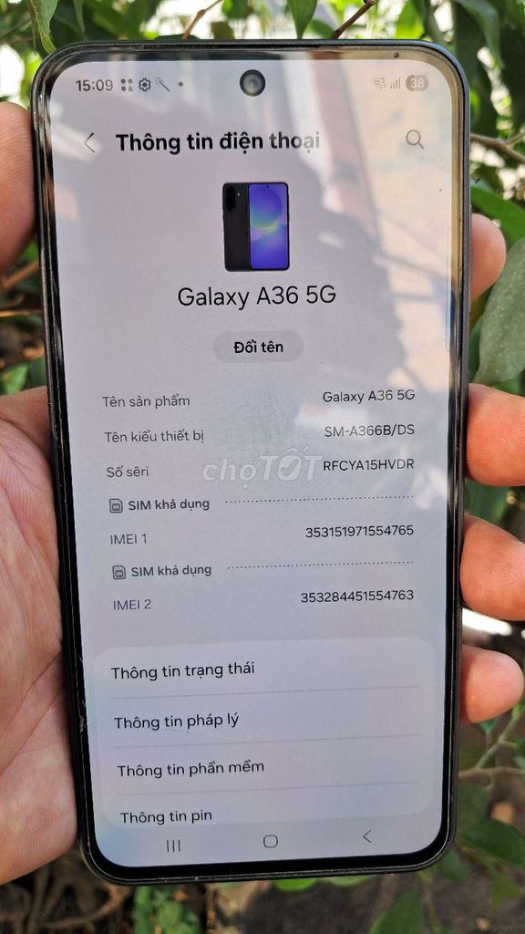 Samsung Galaxy A36 5G 256GB Đen. Mua bán Điện thoại tại Quận Hai Bà Trưng Hà Nội được đăng bởi bùi hữu liêm  hình 1