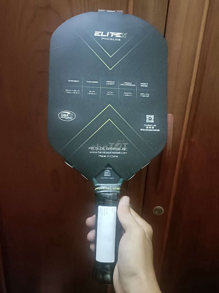 Vợt Pickleball Facolos Elite X 16mm mới 100%. Mua bán Đồ thể thao, Dã ngoại tại Huyện An Dương Hải Phòng được đăng bởi Anh Linh hình 1