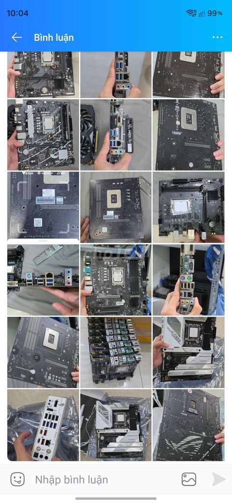 SẴN ÍT MAIN H610M B760M UPDATE THEO NGÀY06.06.2026. Mua bán Linh kiện (RAM, Card...) tại Quận Tân Bình Tp Hồ Chí Minh được đăng bởi Phan Thịnh hình 1