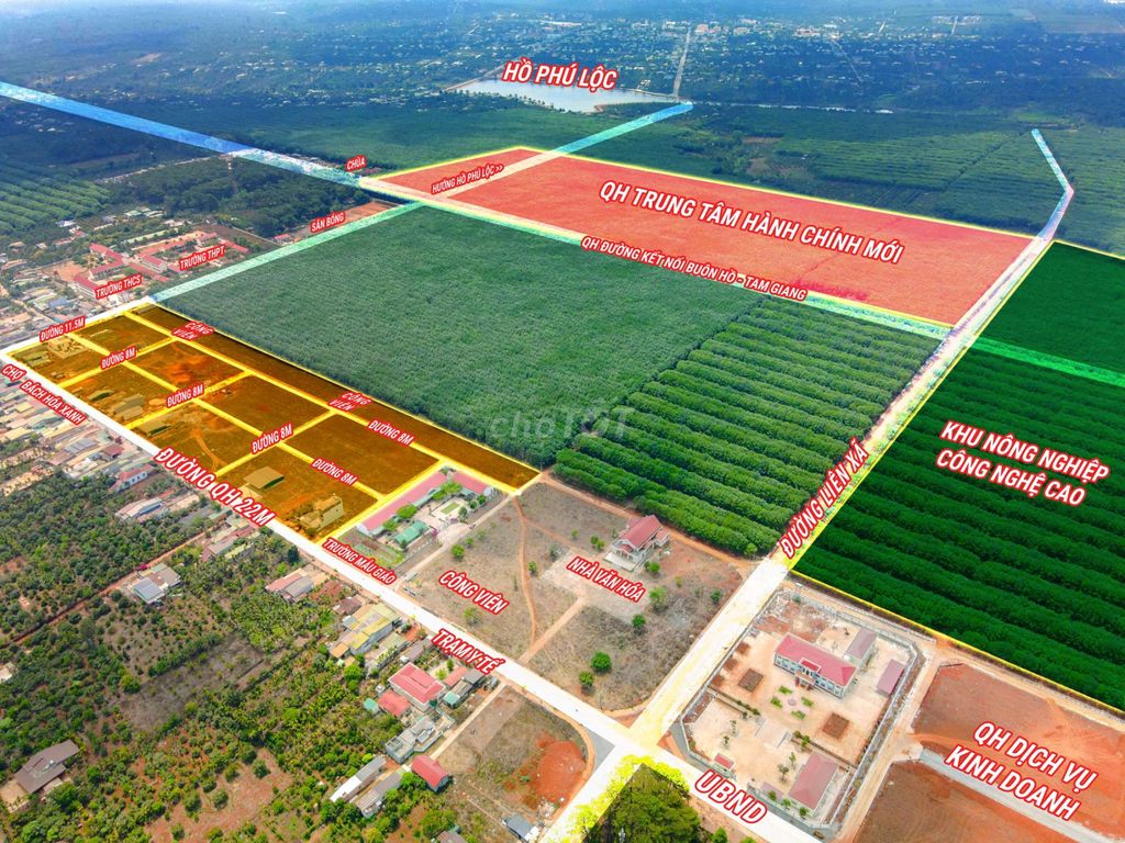Cần bán lô đất thổ cư, ngay TTHC Huyện Krong Năng, sát chợ Phú Lộc