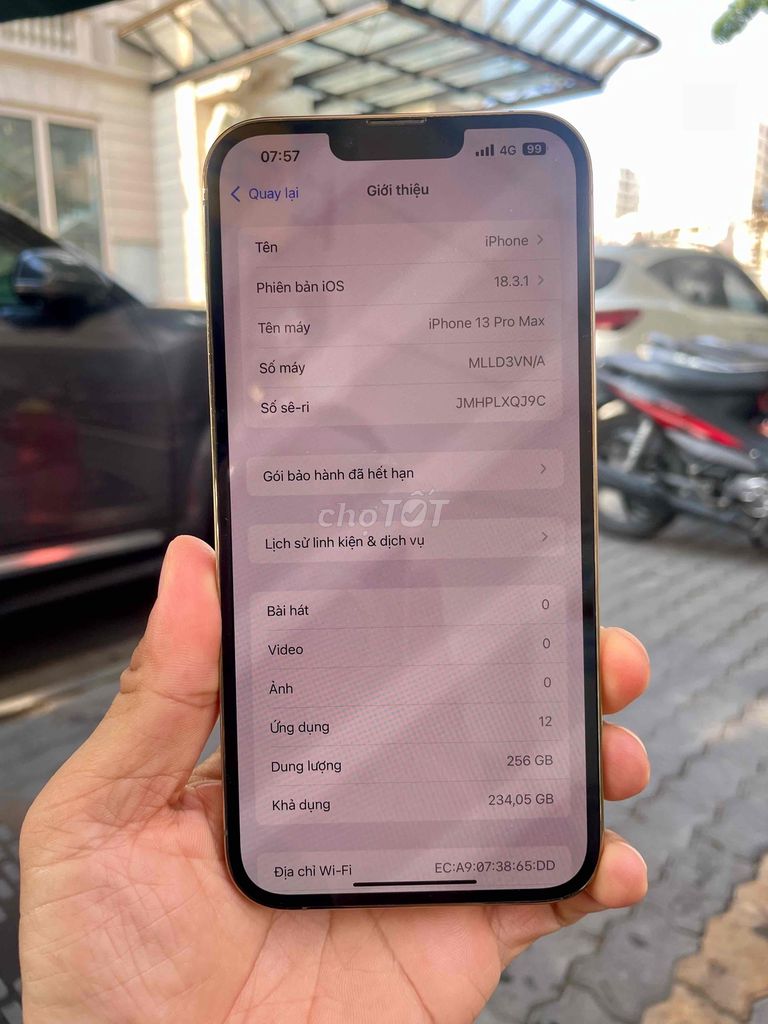 Iphone 13 pro max 256gb quốc tế Việt Nam! đẹp 99%