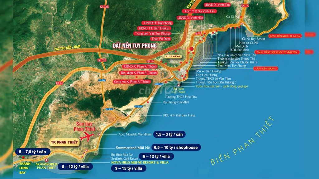 Chỉ 750tr sở hữu 120m2 đất full thổ Tuy Phong, đường 8m qh 29m
