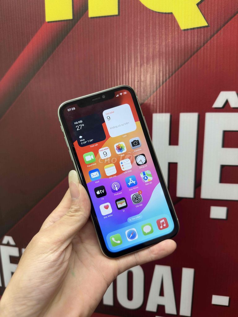 Apple iPhone 11 64GB Xanh lá. Mua bán Điện thoại tại Quận Đống Đa Hà Nội được đăng bởi HQ Computer hình 1