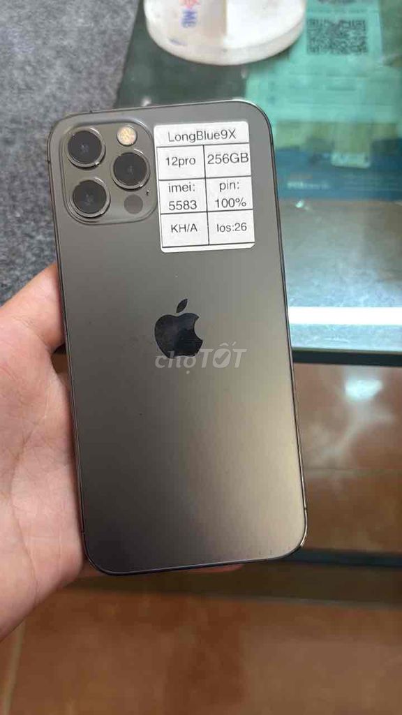 iPhone 12 Pro 256GB Đen - Bảo hành dài!. Mua bán Điện thoại tại Quận Cầu Giấy Hà Nội được đăng bởi Long blue 9x hình 1
