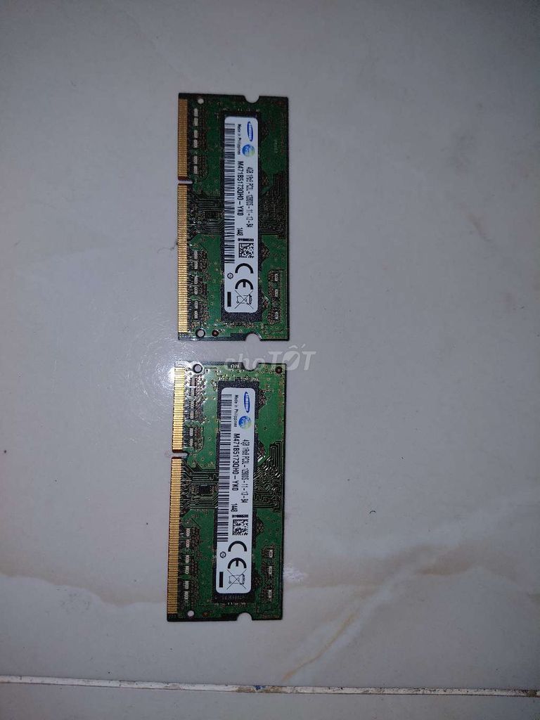 RAM Samsung 4GB 2 thanh. Mua bán Linh kiện (RAM, Card...) tại Huyện Lấp Vò Đồng Tháp được đăng bởi Khánh Huỳnh hình 1