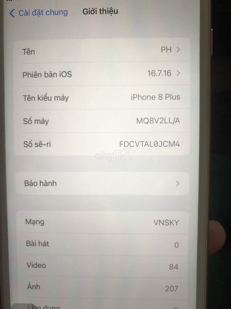 Apple iPhone 8 Plus Vàng hồng. Mua bán Điện thoại tại Quận Đống Đa Hà Nội được đăng bởi Minh Tuân Nguyễn hình 1