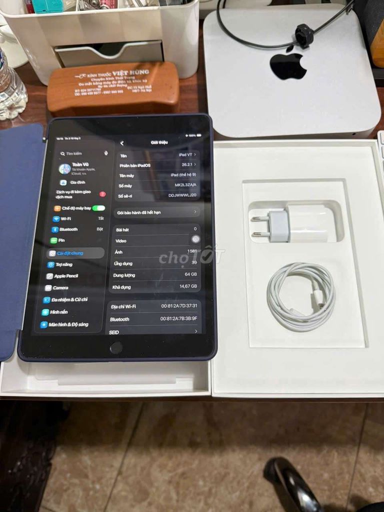 Apple iPad Gen 9 64GB Bạc. Mua bán Máy tính bảng tại Quận Hoàn Kiếm Hà Nội được đăng bởi Vũ Quốc Thái hình 1