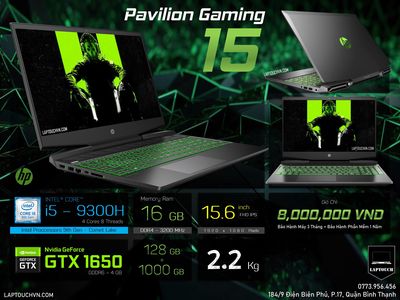 HP Pavilion Gaming 15. Mua bán Laptop tại Quận Bình Thạnh Tp Hồ Chí Minh được đăng bởi Cửa Hàng Máy Tính Laptouch VN