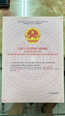 Bán Đất Mặt tiền Đường 7,5m Hồng Phước 5 -Liên Chiểu