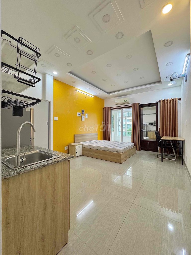 Аренда · 1 комн. · 35 м² · Quận Bình Thạnh, ул. Đường Nguyễn Hữu Cảnh