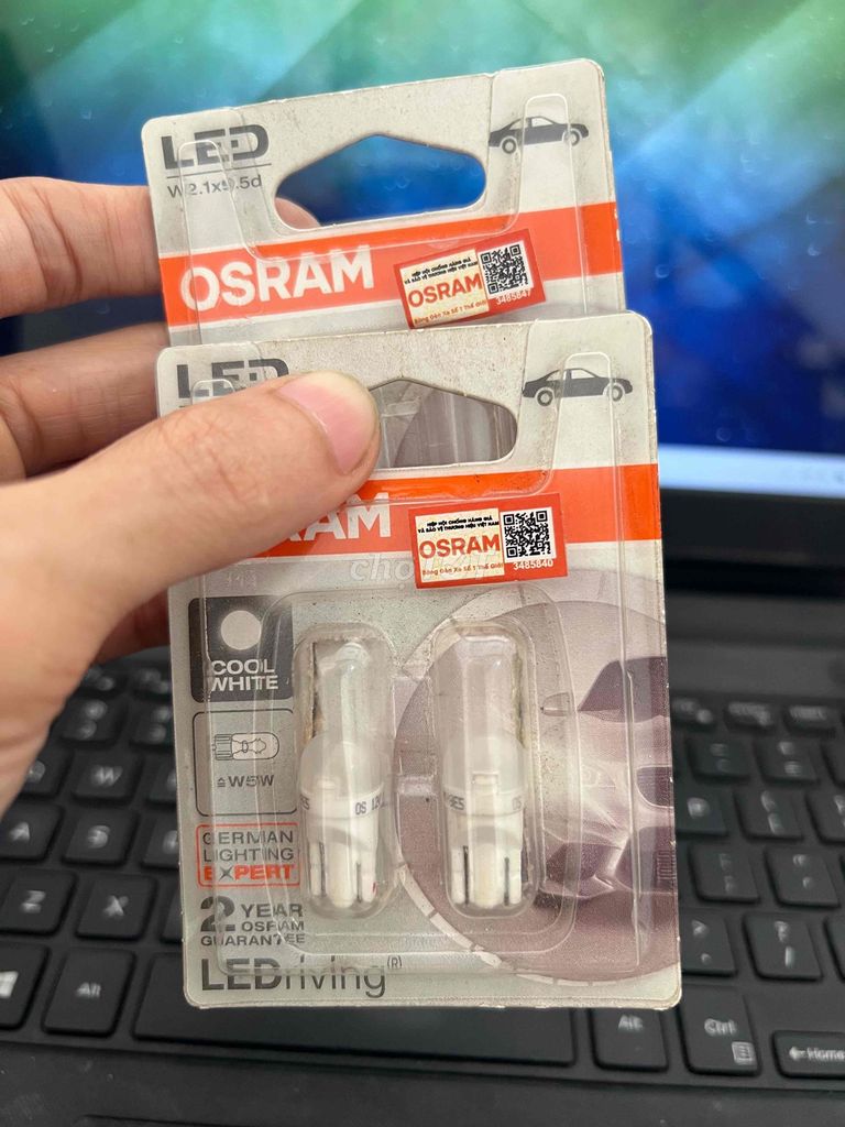 Bóng đèn LED OSRAM T10 Trắng. Mua bán Đèn tại Huyện Thạnh Trị Sóc Trăng được đăng bởi Cường Store hình 1