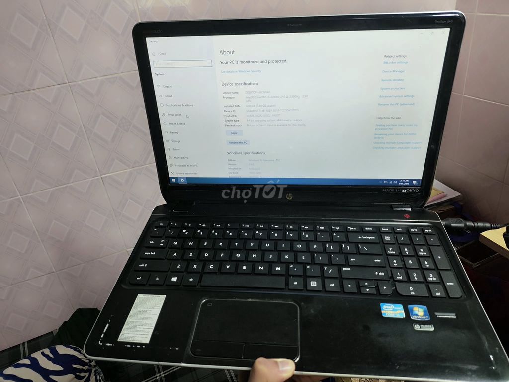 HP Pavilion dv6 i5-3210M . Mua bán Laptop tại Quận 7 Tp Hồ Chí Minh được đăng bởi Bo hình 1