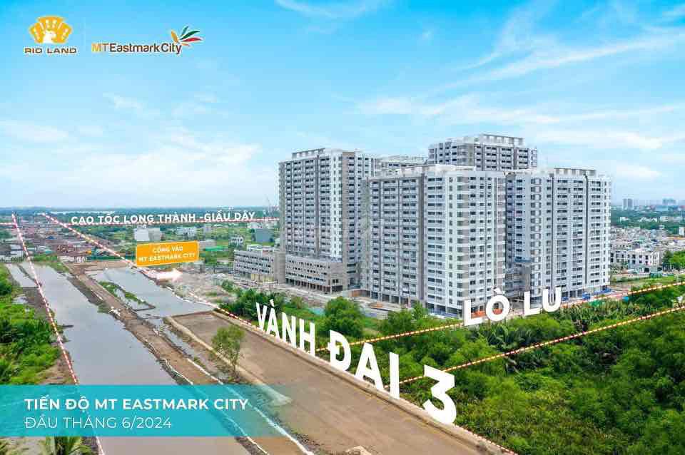 Bán căn 2PN, Hàng hiếm DA MT Eastmark City. view mặt tiền Vành Đai 3