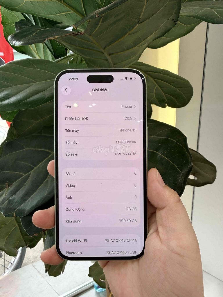 iPhone 15 128GB Xanh lá VNA. Mua bán Điện thoại tại Thành phố Thủ Đức Tp Hồ Chí Minh được đăng bởi Nông Thảo hình 1