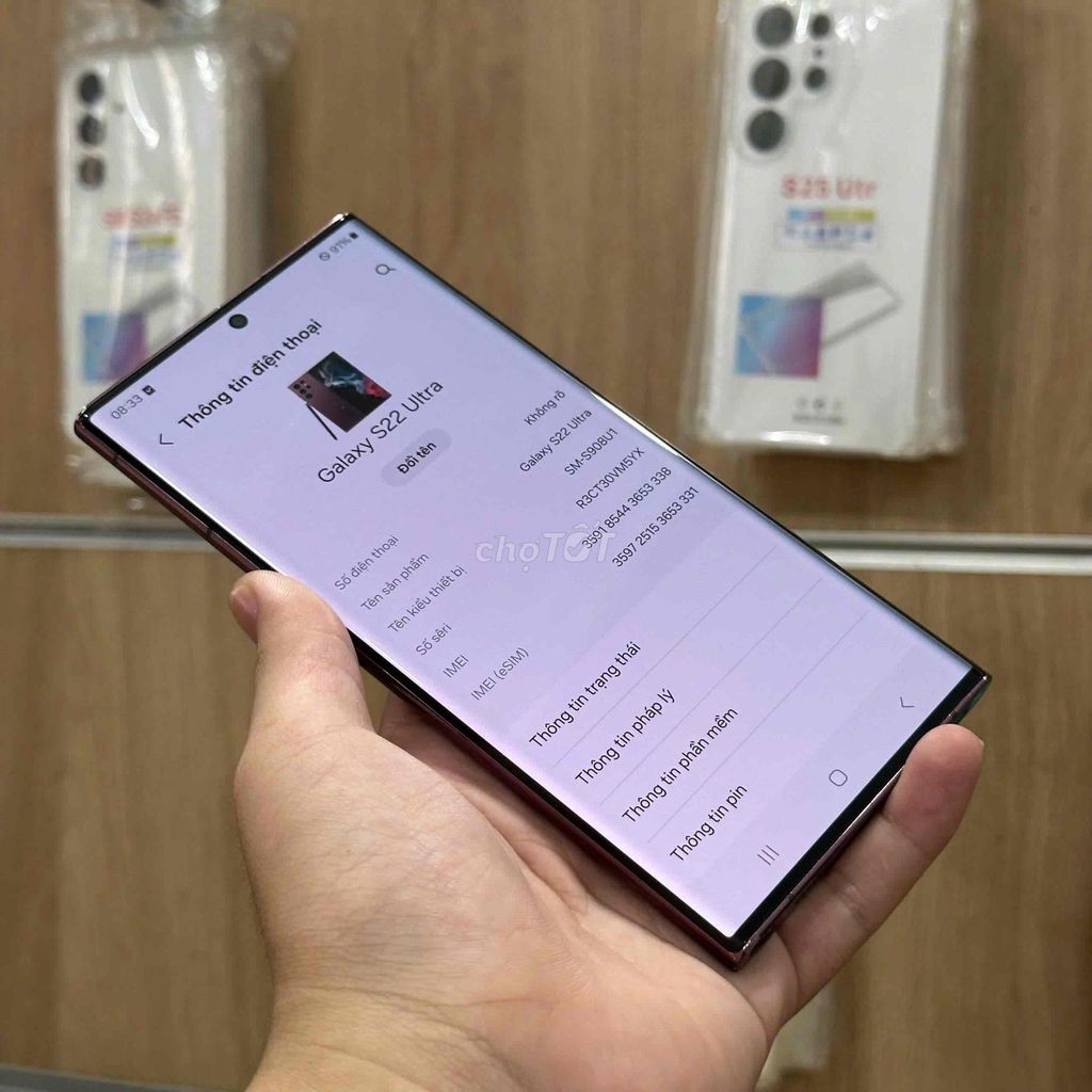 Samsung Galaxy S22 Ultra Tím. Mua bán Điện thoại tại Quận Thanh Khê Đà Nẵng được đăng bởi Lê Văn Long hình 1