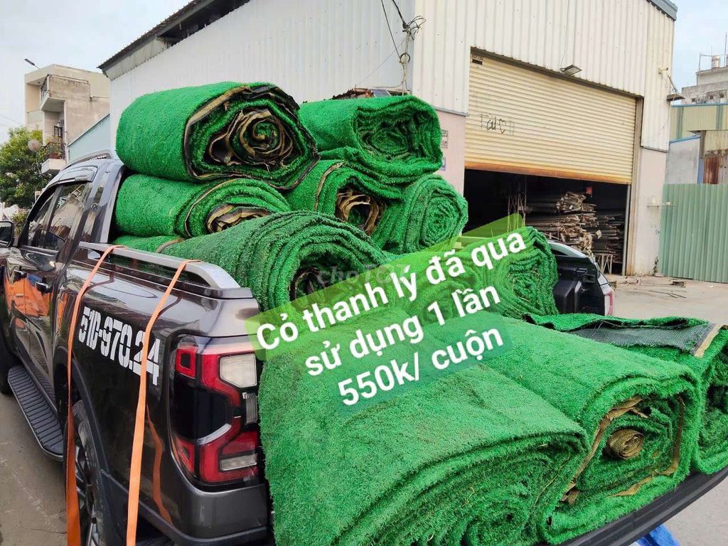Thanh lý số lượng lớn cỏ đã qua sử dụng 500k/cuộn. Mua bán Đồ chuyên dụng, Giống nuôi trồng tại Quận Tân Bình Tp Hồ Chí Minh được đăng bởi Cỏ Nhân Tạo Miền Nam hình 2