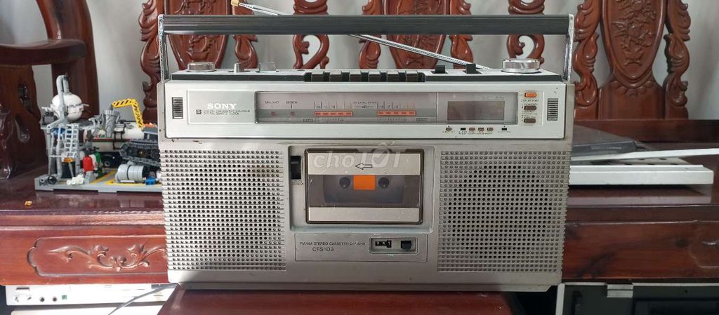 Radio Cassette Sony CFS-D3 Xám. Mua bán Tivi, Âm thanh tại Quận Phú Nhuận Tp Hồ Chí Minh được đăng bởi chú bo 60 tuổi  hình 1