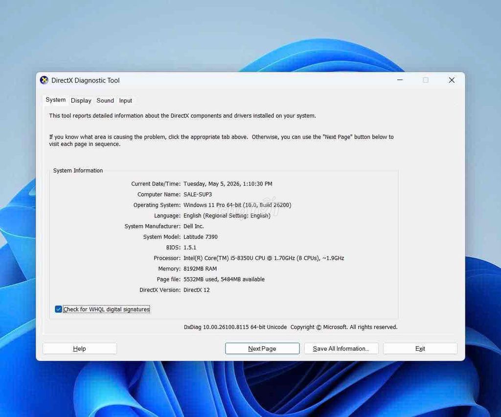 Dell Latitude 7390 i5-8250U 13.3 inch 8GB. Mua bán Laptop tại Thành phố Thủ Đức Tp Hồ Chí Minh được đăng bởi Đàm Bình Minh hình 1