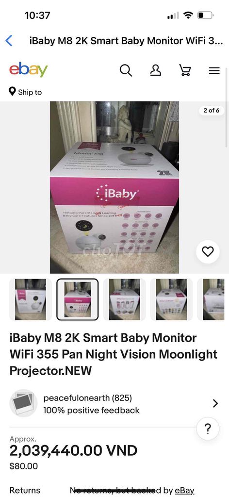 Camera iBaby M8 2k New Nội địa Mỹ