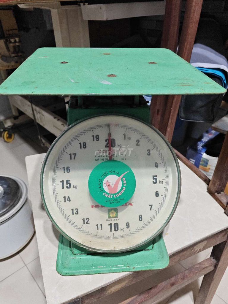 Cân đồng hồ Nhơn Hòa 20kg Xanh lá. Mua bán Nội thất, đồ gia dụng khác tại Thành phố Thủ Đức Tp Hồ Chí Minh được đăng bởi Quốc Huy hình 1
