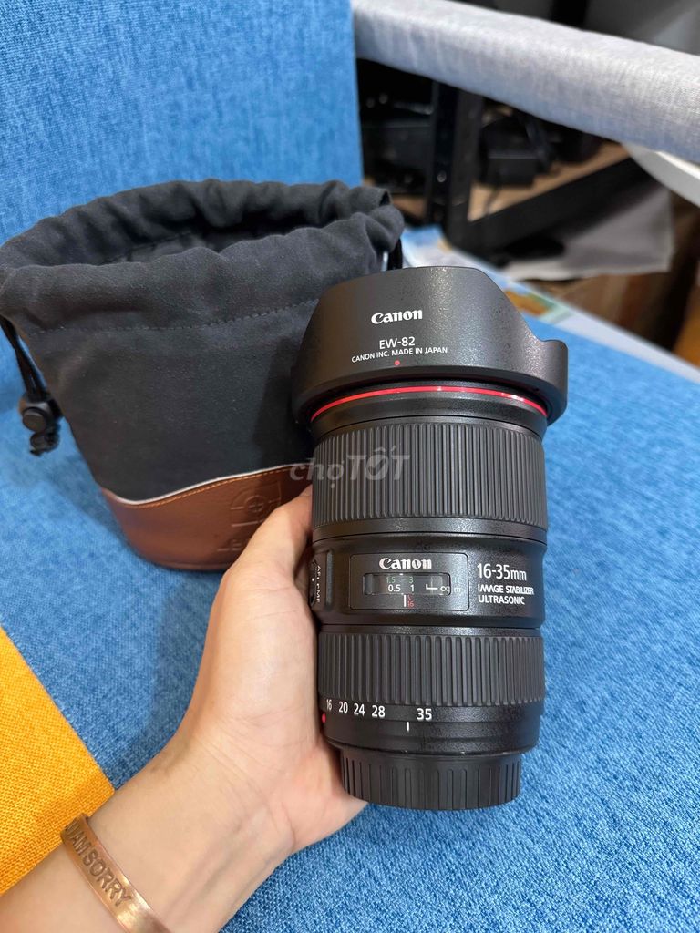 lens canon 16-35 F4 likenew kèm túi và filter rẻ