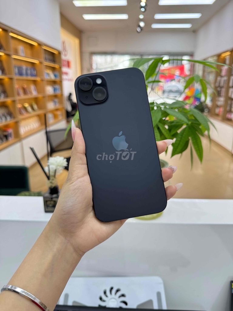 🍎 iPhone 15Plus Đen 128GB Sạc 4L/100🔋 👇👇