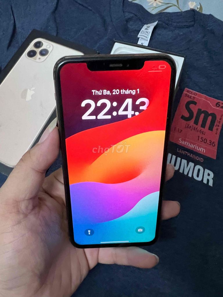 iphone 11 promax quốc tế 256gb face id ok