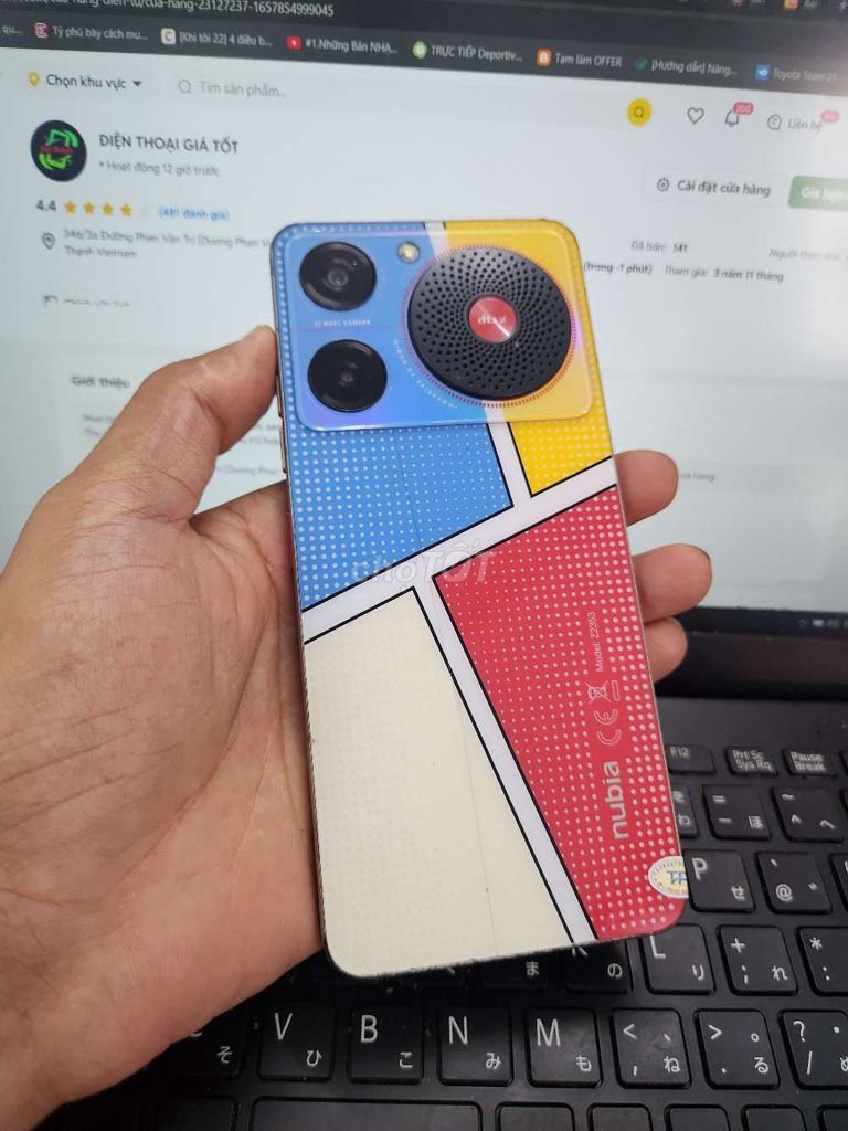 Nubia Music 4GB/128GB PIN 5000 ZIN FULL CHỨC NĂNG . Mua bán Điện thoại tại Quận Bình Thạnh Tp Hồ Chí Minh được đăng bởi Dân Mobile hình 1